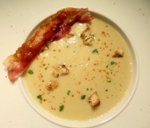 velouté d'endives à la bière blonde