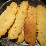 crackers à la semoule et epices, chef à domicile beaune
